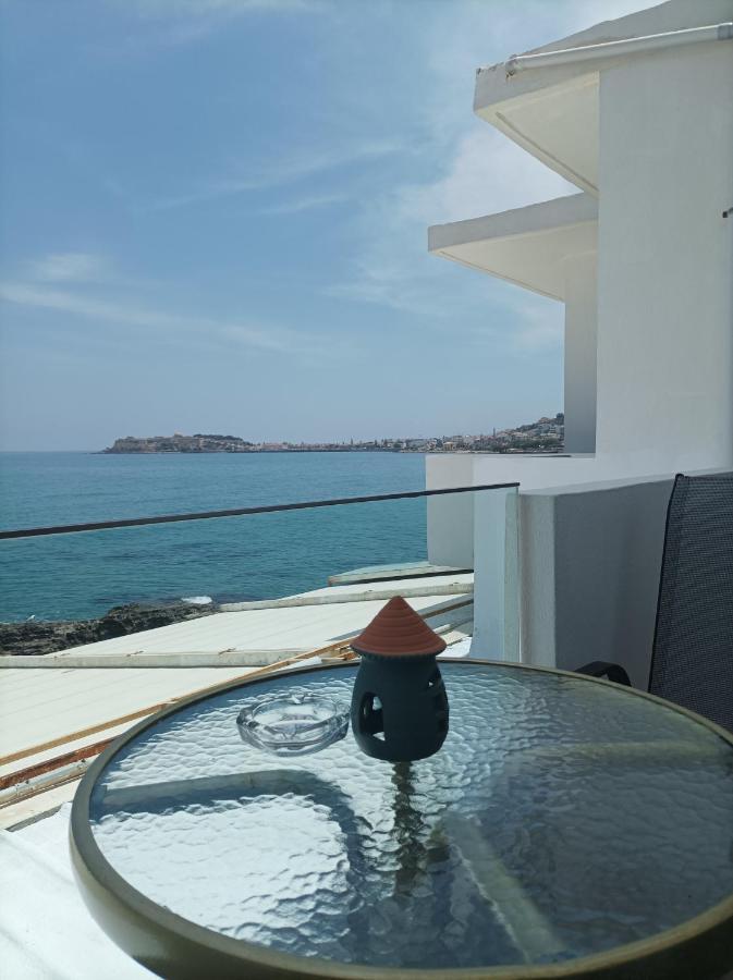 Beachfront Apartment Rethymno  Ngoại thất bức ảnh
